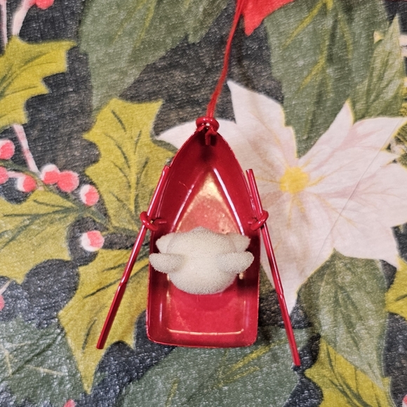 Fishing Boat Bear Ornament - Picture 4 of 6